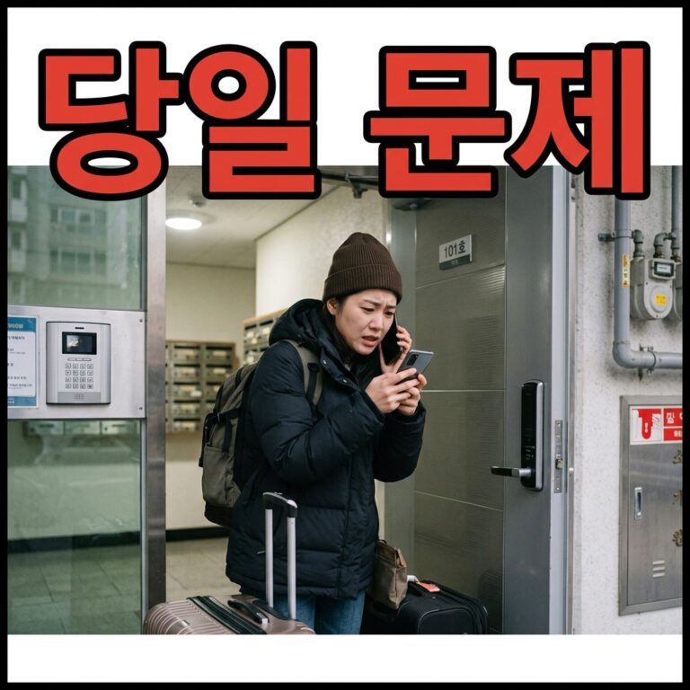 에어비앤비 체크인 당일 문제 생겼을 때 환불받는 법