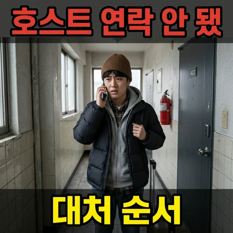 에어비앤비 호스트 연락 안 될 때 6단계 긴급 대처