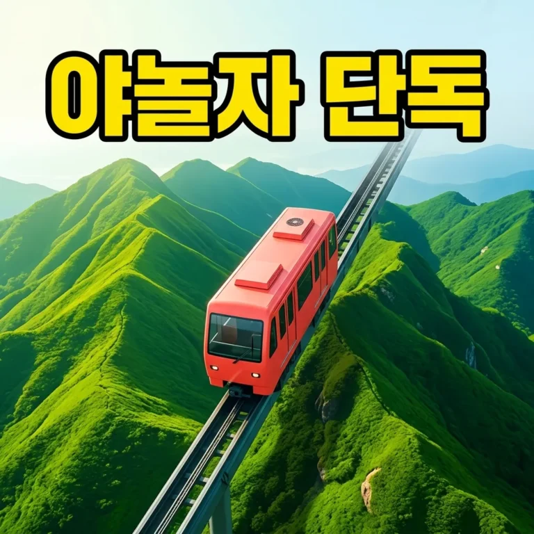 함양 대봉산 모노레일 예약, 매월 15일 야놀자 단독 오픈이에요