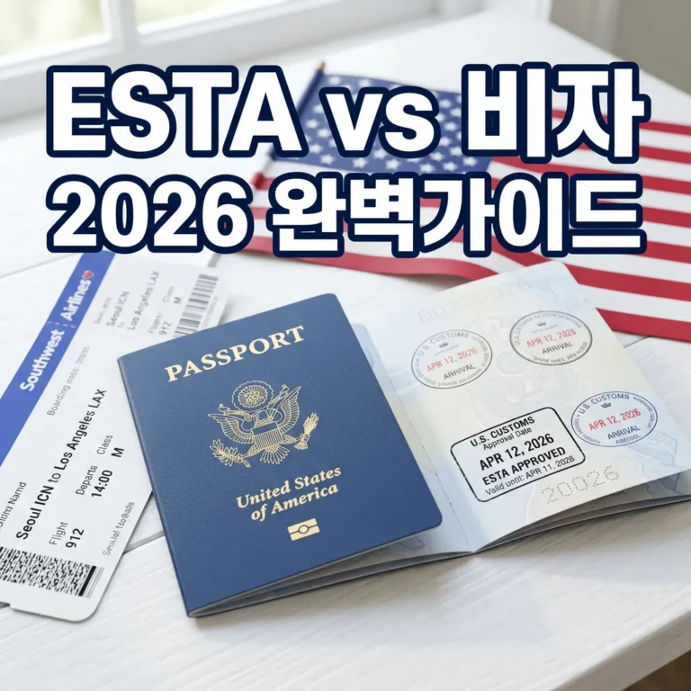 ESTA 비자 차이·유효기간 2년·신청 방법 완벽 가이드 (2026)