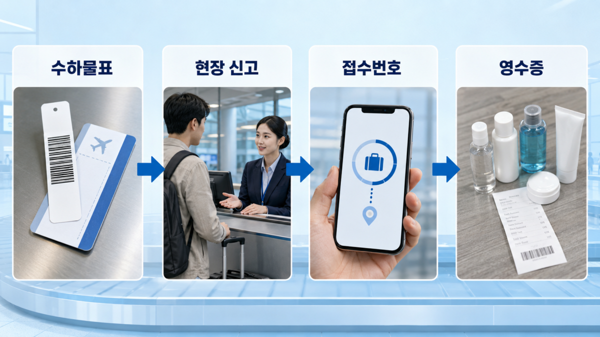 수하물 지연 4단계