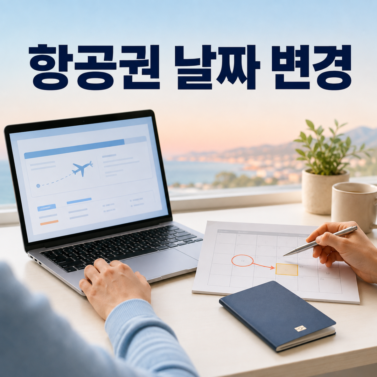 항공권 날짜 변경