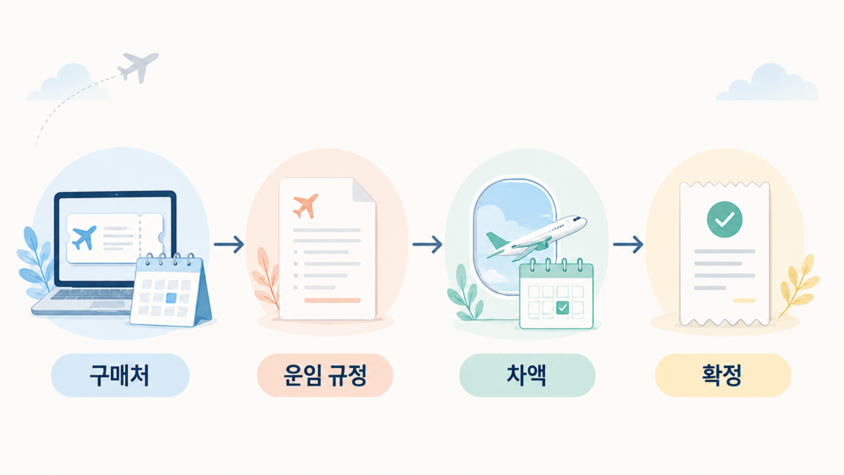구매처부터 변경 확정까지