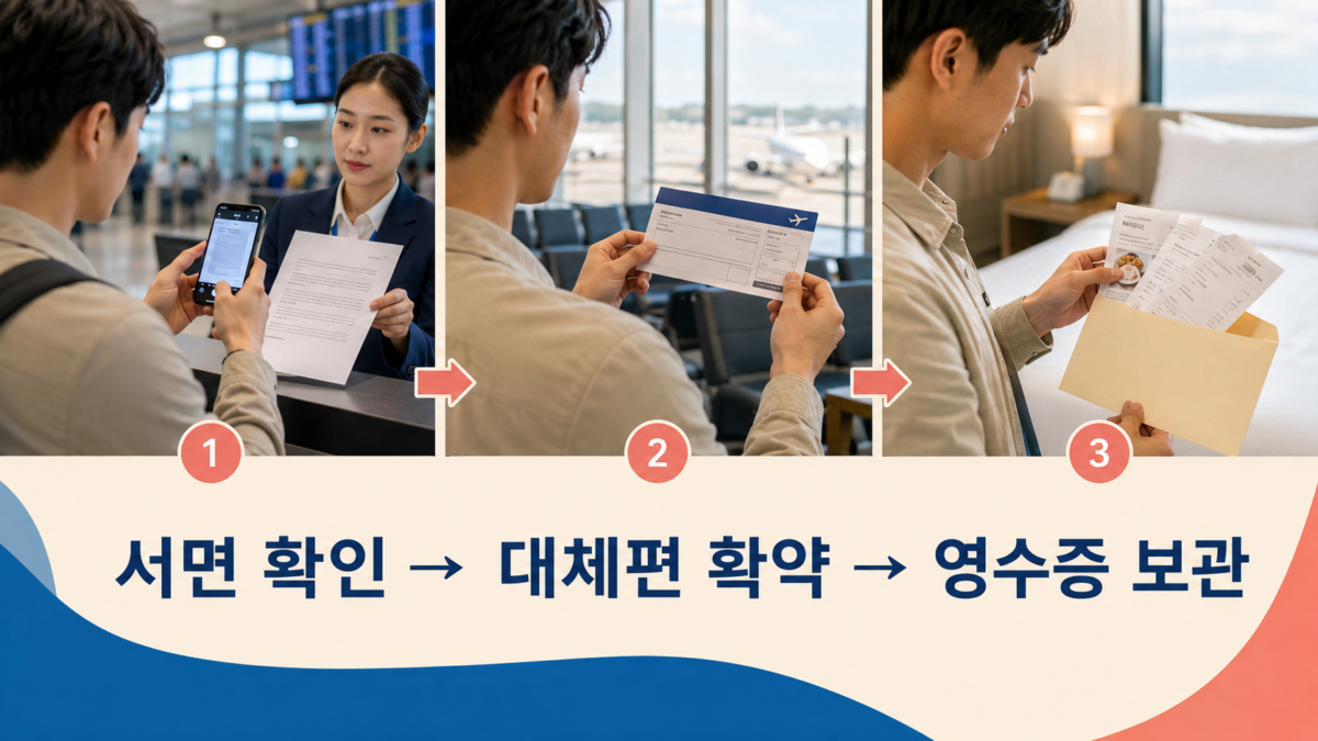 대체편 확인 3단계